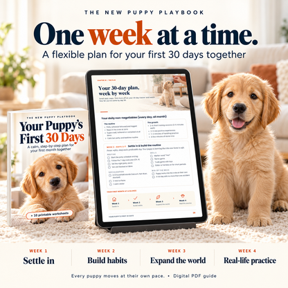 Your Puppy’s First 30 Days - Digital Guide + Bonus Pintables