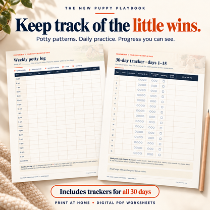 Your Puppy’s First 30 Days - Digital Guide + Bonus Pintables