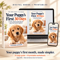 Your Puppy’s First 30 Days - Digital Guide + Bonus Pintables